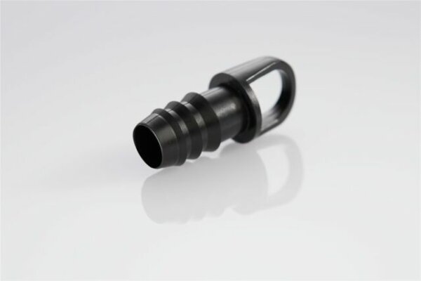 10 Stück Endstück für Perlschlauch 16mm schwarz