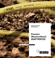 100m Quattroflex 1/2" 13mm Rehau Gartenschlauch