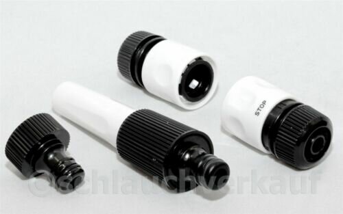 20m Gartenschlauch Wasserschlauch ECO Line 1/2" Set inkl. farbiger Grundausstattung