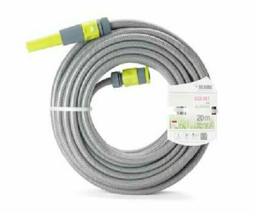 20m Gartenschlauch Wasserschlauch ECO Line 1/2" Set inkl. Grundausstattung