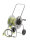 Comfort Metallschlauchwagen Set mit 30m Slide Line Schlauch und Anschlussgarnitur mit Armaturen