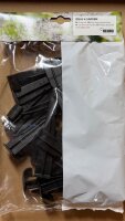 20 Stück Erdspieß Rohrleitungshalter 20mm 14cm Länge