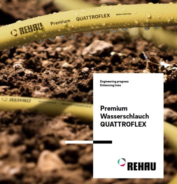 50m Gartenschlauch Quattroflex 3/4" 19mm Rehau (ehemals Turboflex)