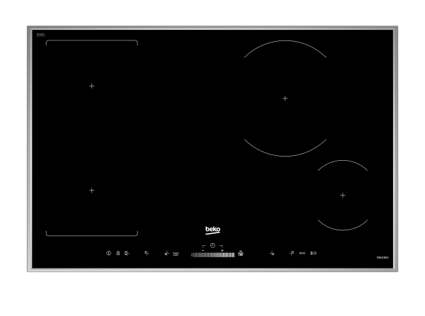 Beko Induktionskochfeld 80cm Flex Induktion Sensortasten