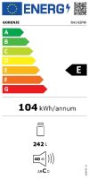 Gorenje Tischkühlschrank ohne Gefrierfach EEK: E nur 47,5cm Breite