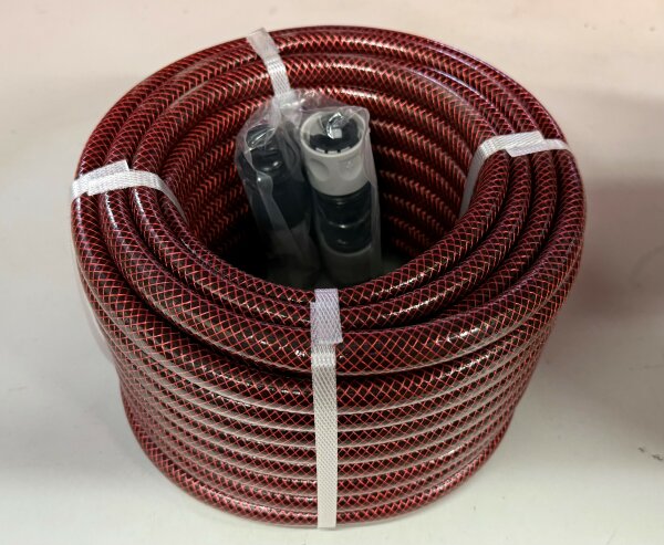 20m Gartenschlauch Set Basic Line 13mm 1/2" mit Armaturen