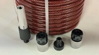 20m Gartenschlauch Set Basic Line 13mm 1/2" mit Armaturen