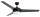 Deckenventilator Vegalight schwarz 132cm