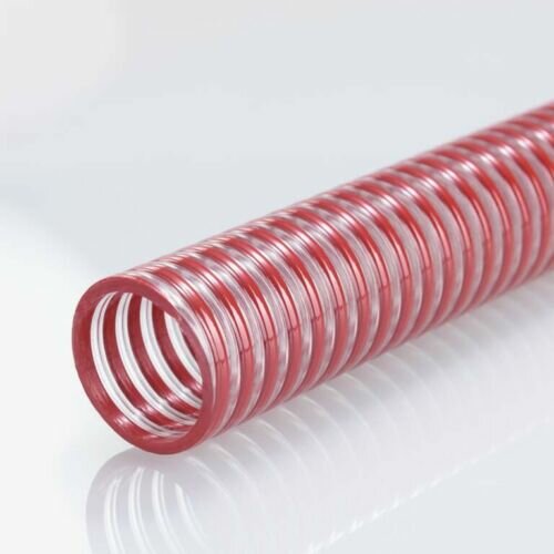 Weinschlauch Rauspiraflex liquitec rote Spirale 38mm (1 1/2") 25m 3,2mm Wand