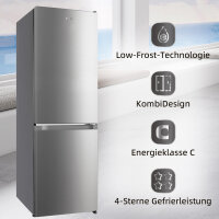 CHiQ Kühl-/ Gefrierkombination 144cm 157 Liter LowFrost EEK: D