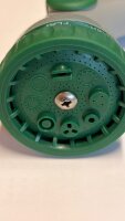 25 x Profispritze aus Kunststoff für Gartenschlauch 3/4" grün-grau