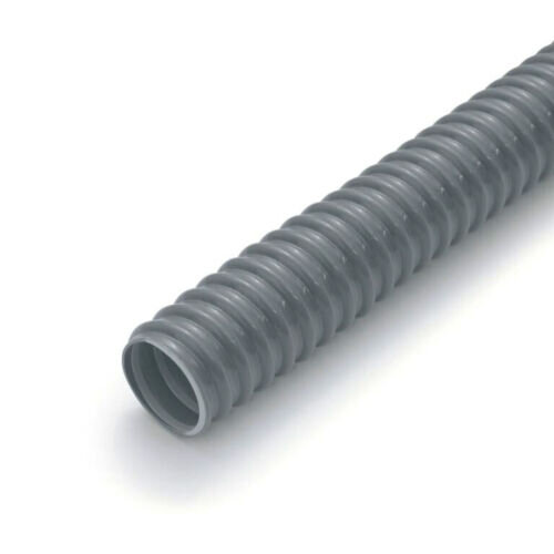 30m Saugschlauch / Abwasserschlauch Sonderlänge Rauspiraflex wavetec 1" (25mm) grau