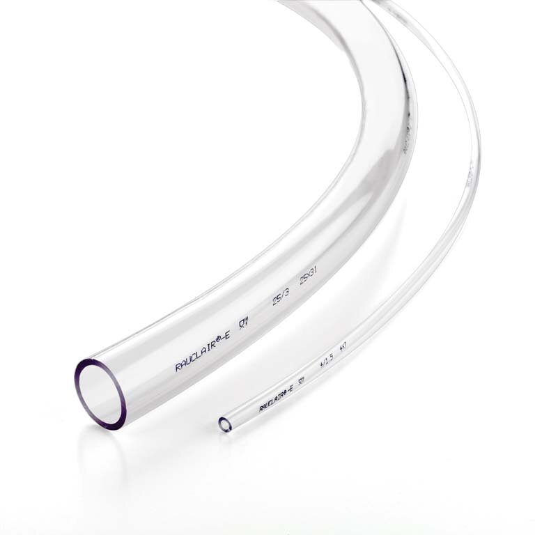 APD Schlauchtechnik PVC-Schlauch APDatec 840 – Glasklar, 8x2mm (Innen-Ø X Wand), 50m, Lebensmittelecht, Chemikalienbeständig, –20 Bis +60°C