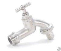 Wasserhahn G 1" mit Schlauchverschraubung Messing...