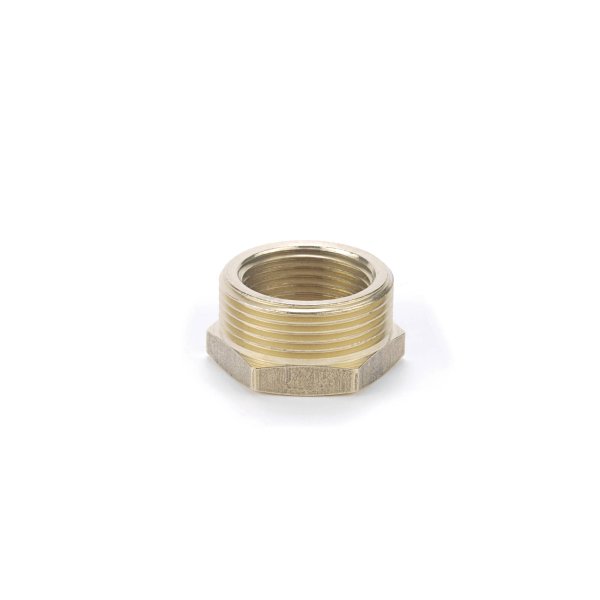 Gewindenippel Reduzierstück 3/4" AG x 1/2" IG Messing
