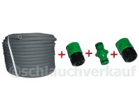 Perlschlauch 1/2" 50m mit Armaturen