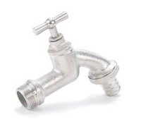 Wasserhahn G 3/4" mit Schlauchverschraubung Messing...