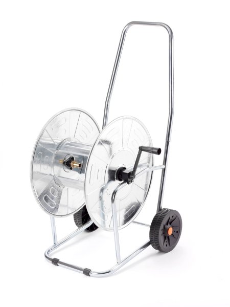 Schlauchwagen Premium Vollmetall von Rehau für bis zu 120m Schlauch